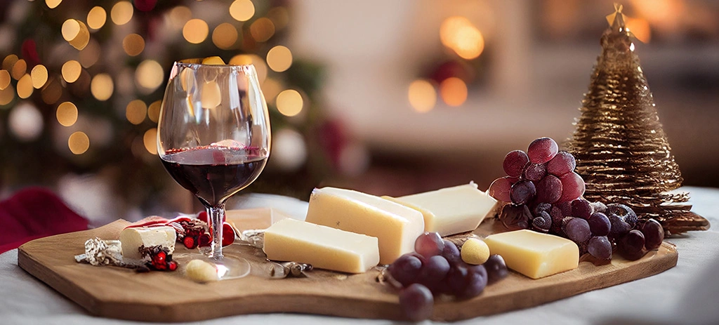 A Joyful Pairing: Christmas Cheese and Wine Delights
